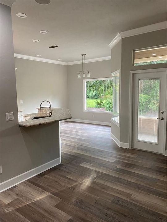 kitchen dining entry from living room