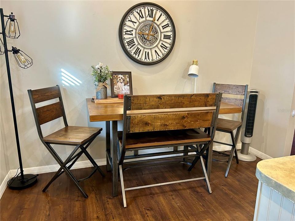 Breakfast Nook area in Kitchen