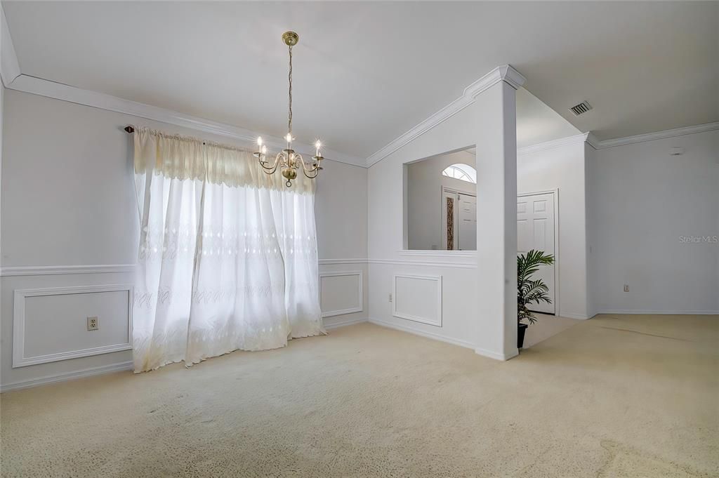 DINING ROOM FLOWING FROM LIVING ROOM