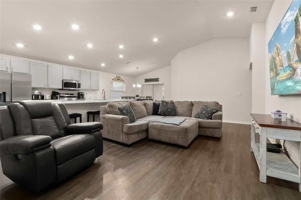 Open Floor Plan Living Room