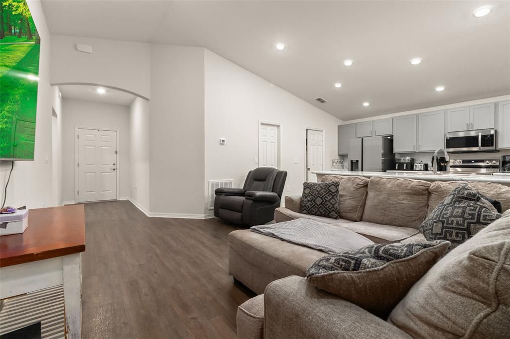 Open Floor Plan Living Room