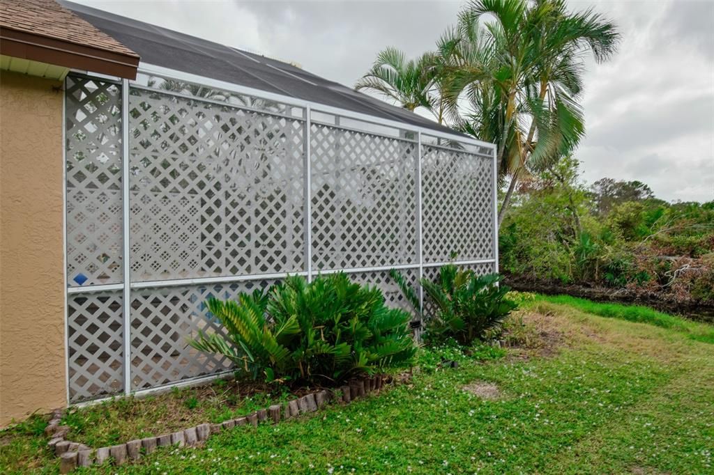 This 3/3/2 block constructed pool home has a new roof, and has been recently freshly painted outside.