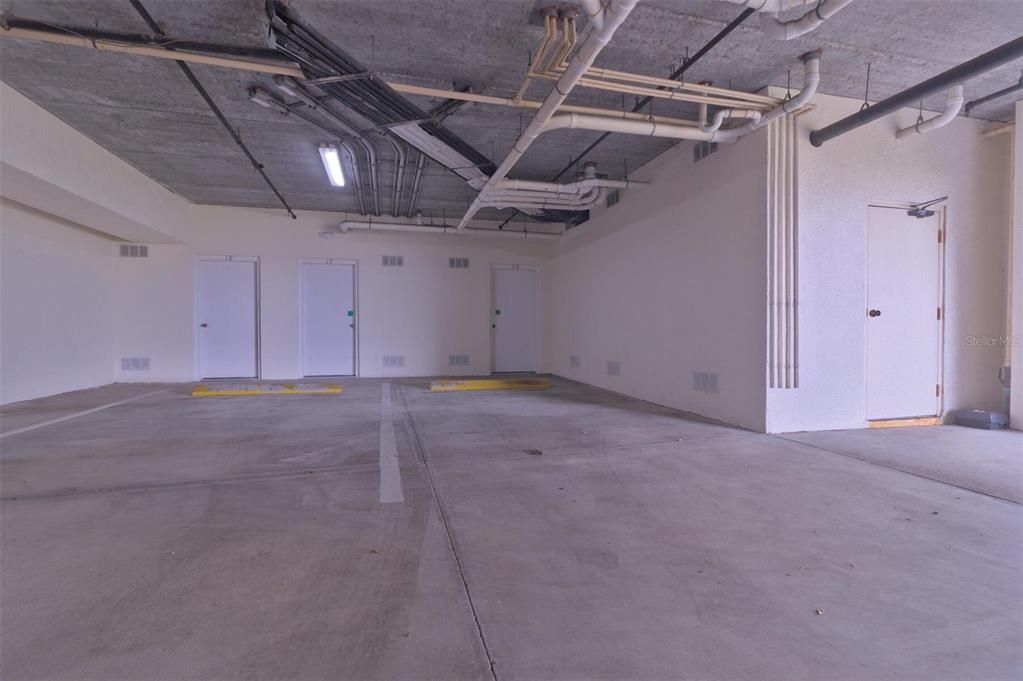 PARKING AND STORAGE ROOM.