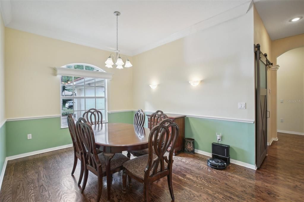 Formal dining room or bright office space?