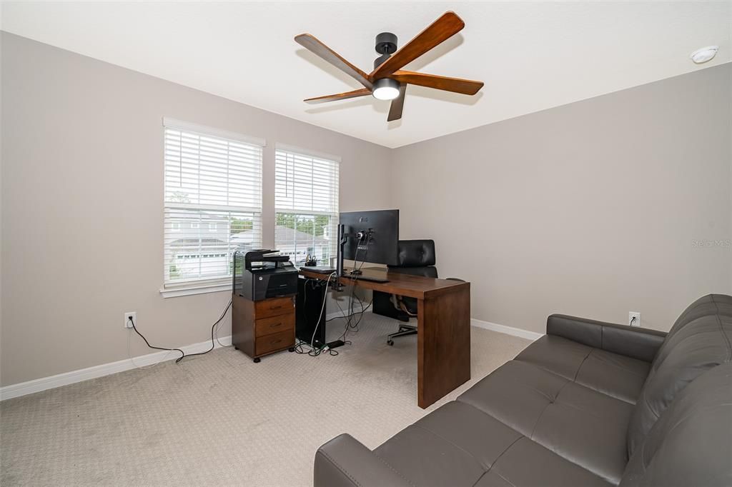 Guest bedroom 4 currently being used as office