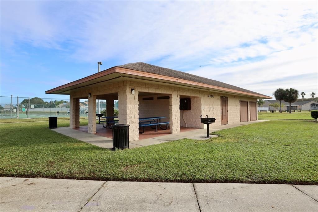 Community Pavilion with grill access