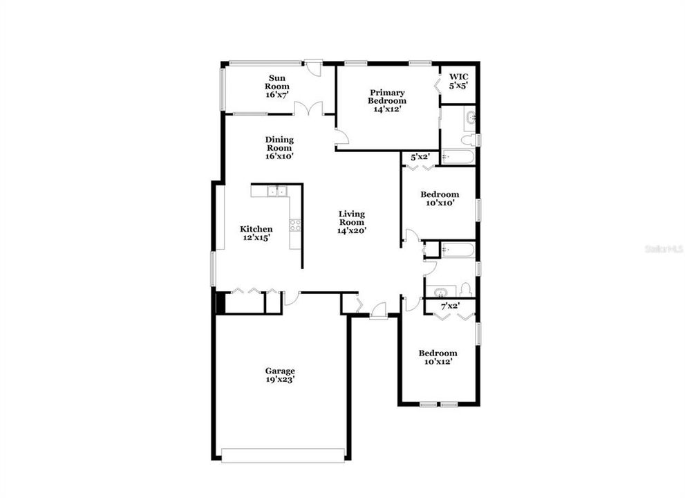 For Rent: $2,030 (3 beds, 2 baths, 1494 Square Feet)