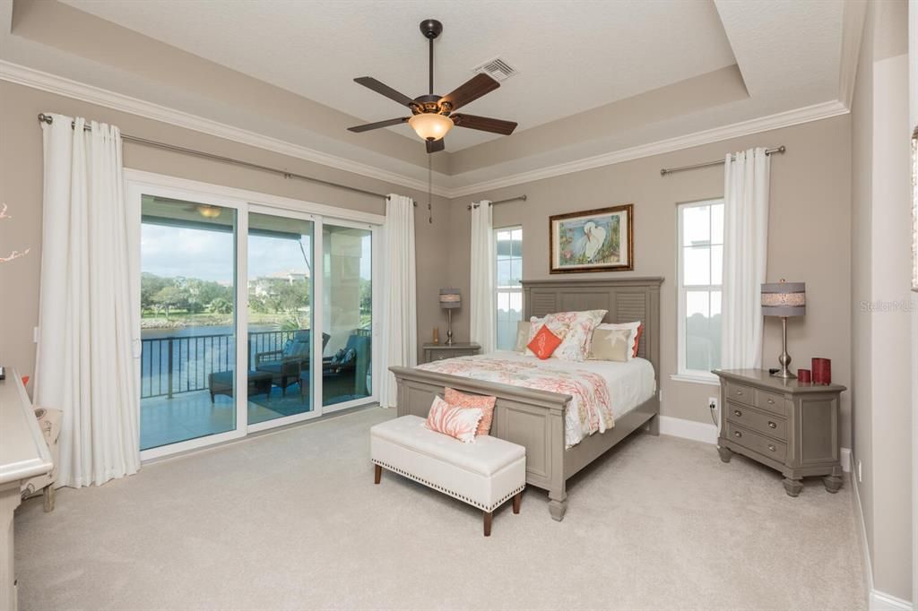 PRIMARY BEDROOM ENSUITE WITH BALCONY OVERLOOKING ICW