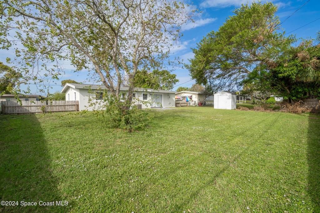 Fenced in yard - perfect for a pool & pets!