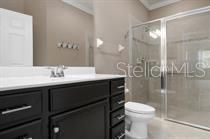 Master bathroom with walk in shower