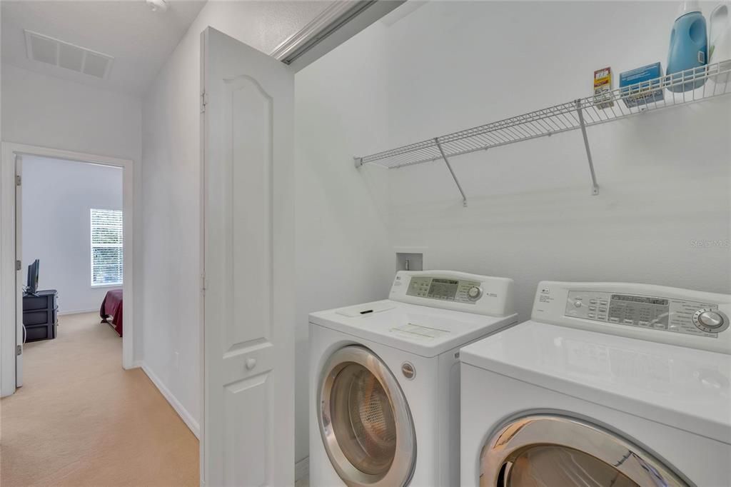 Laundry closet