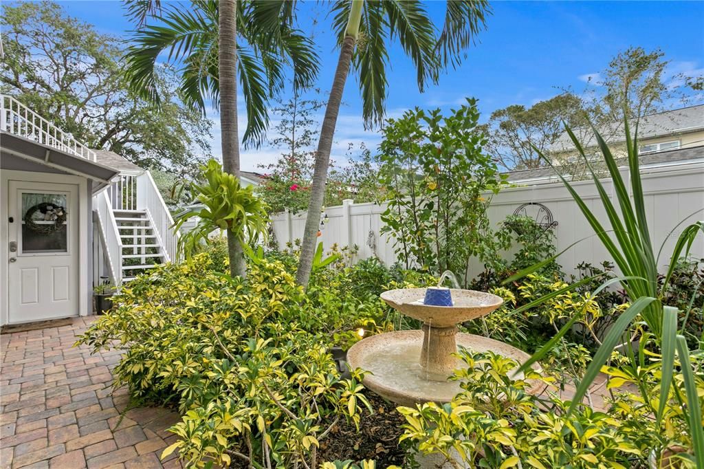 courtyard fountain