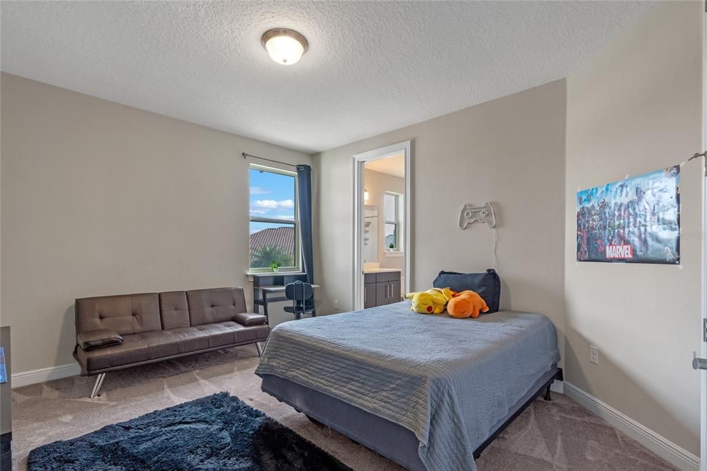 View of guest bedroom five