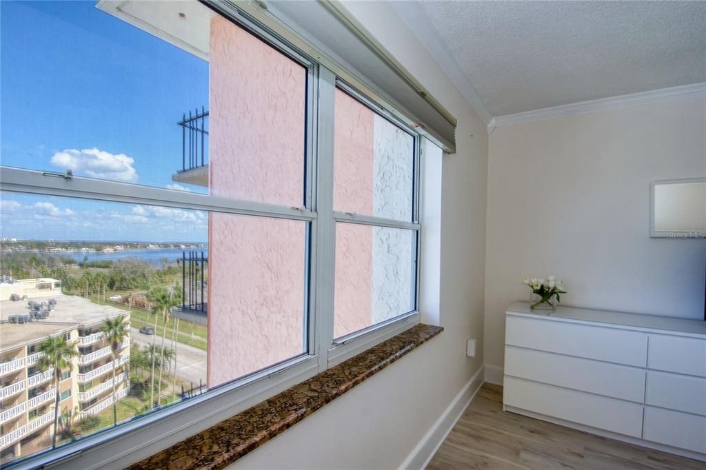 View of water from master bedroom