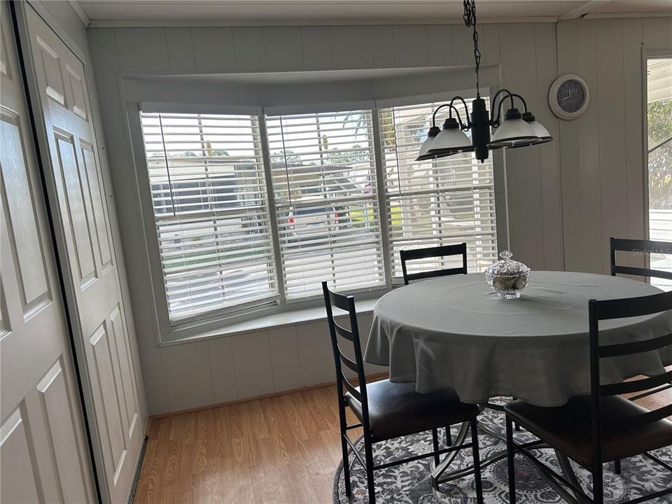 Dining area with Bay Window