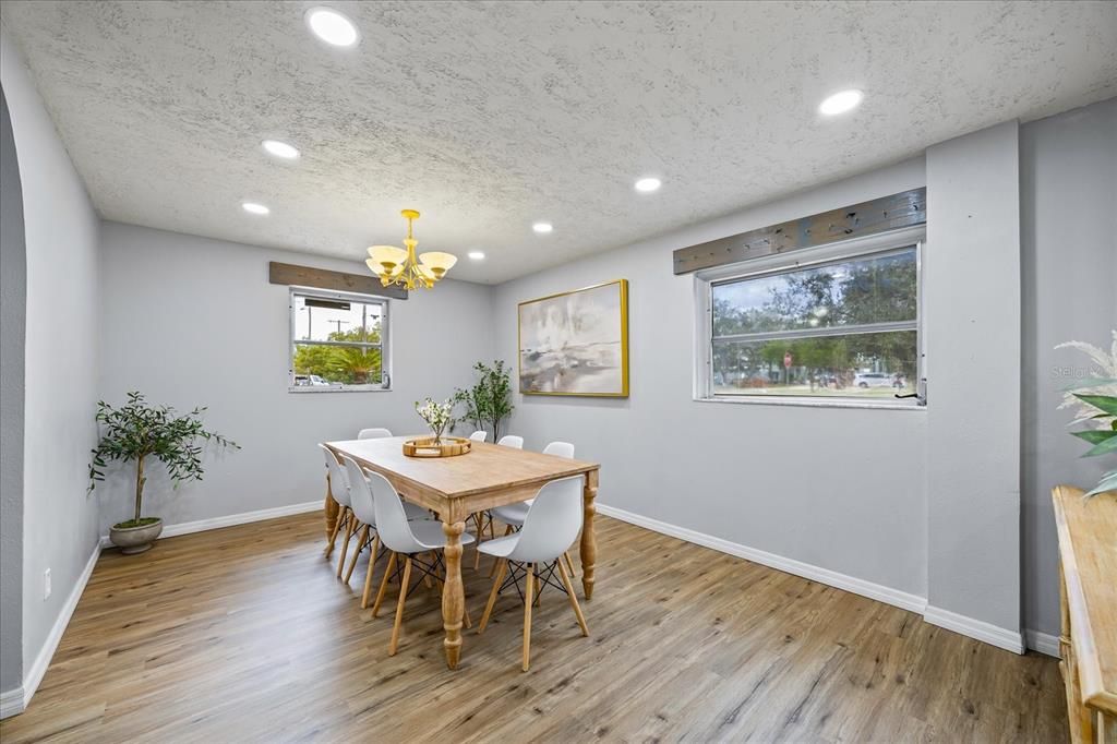 Dining Room Adjacent to Kitchen/Living Area