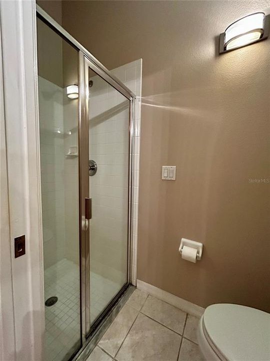 Primary Bath Water Closet and Shower