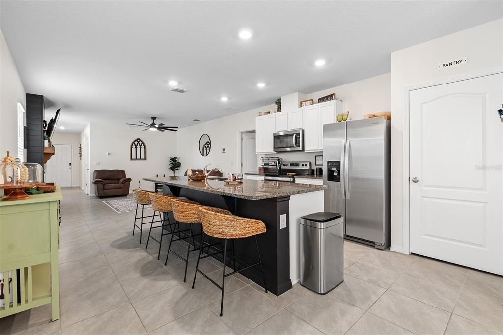 Kitchen/living room view