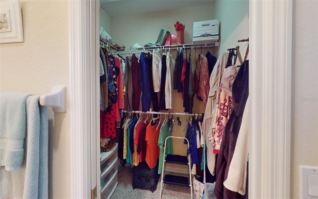 Primary closet