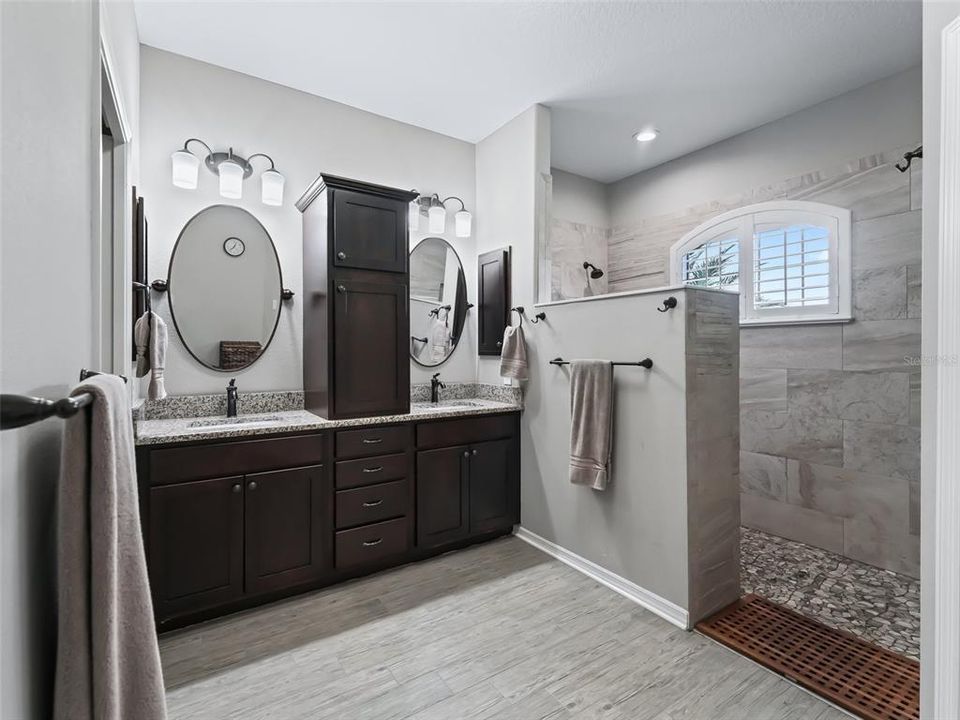 Dual Sink Vanity with Storage