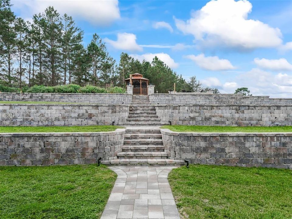 Mulit-Tier Terraces to Hilltop Gathering Space