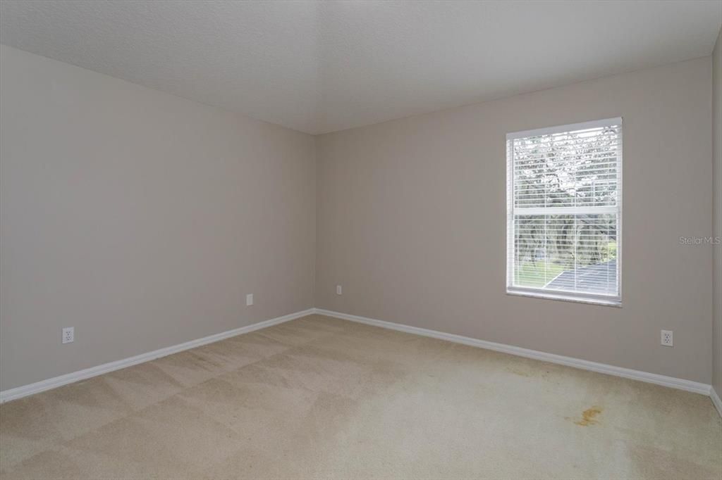 Bedroom 4  is 13 x 12 with new paint and blinds