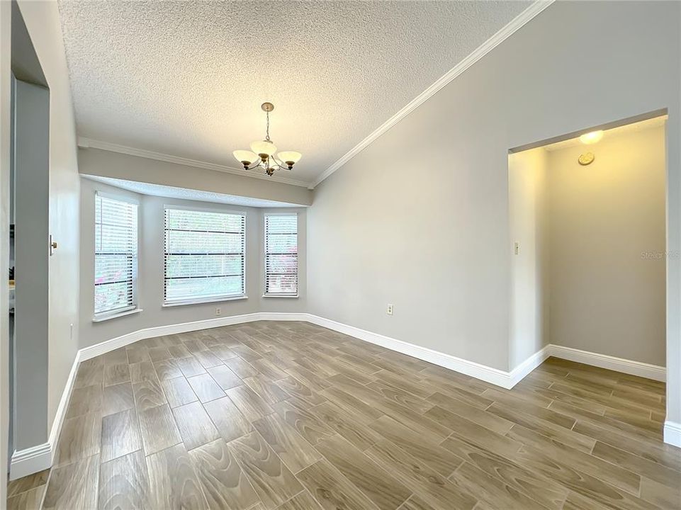 Dining room & master wing entry