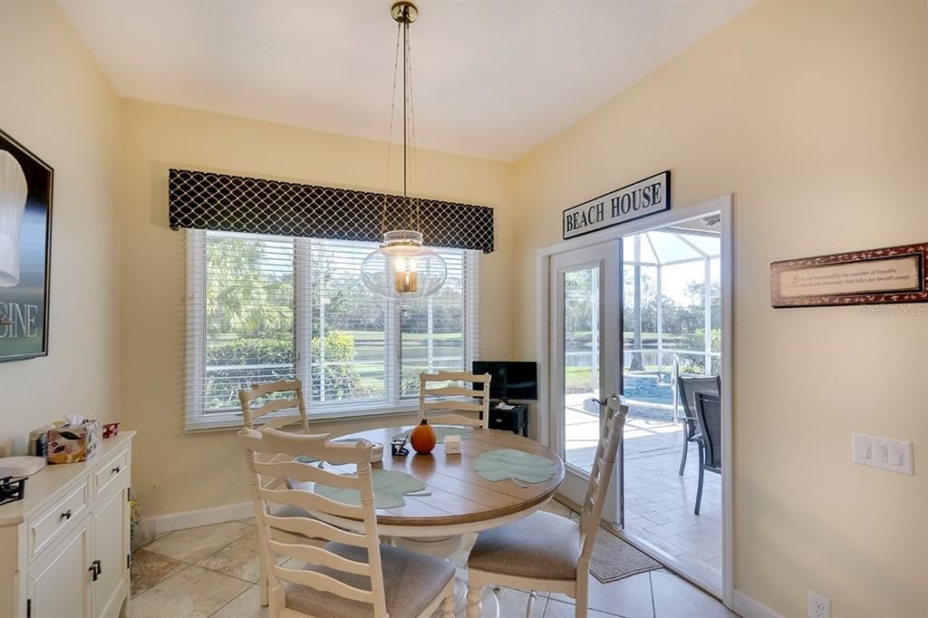 Access to lanai from kitchen.