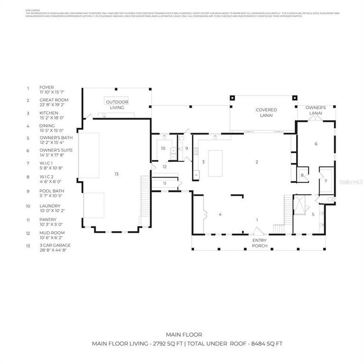 Floor Plan - Main Floor