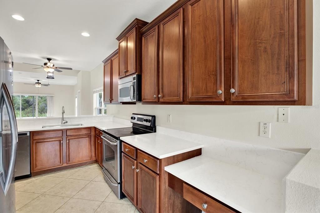 New Quartz Countertops and Sink