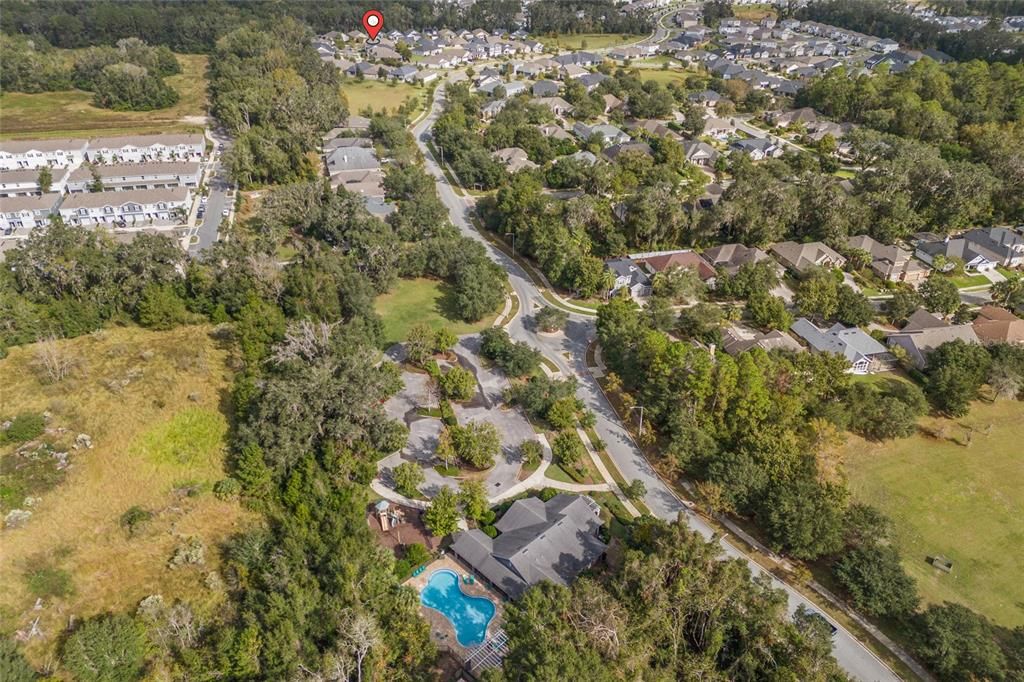 Arbor Greens overhead shot