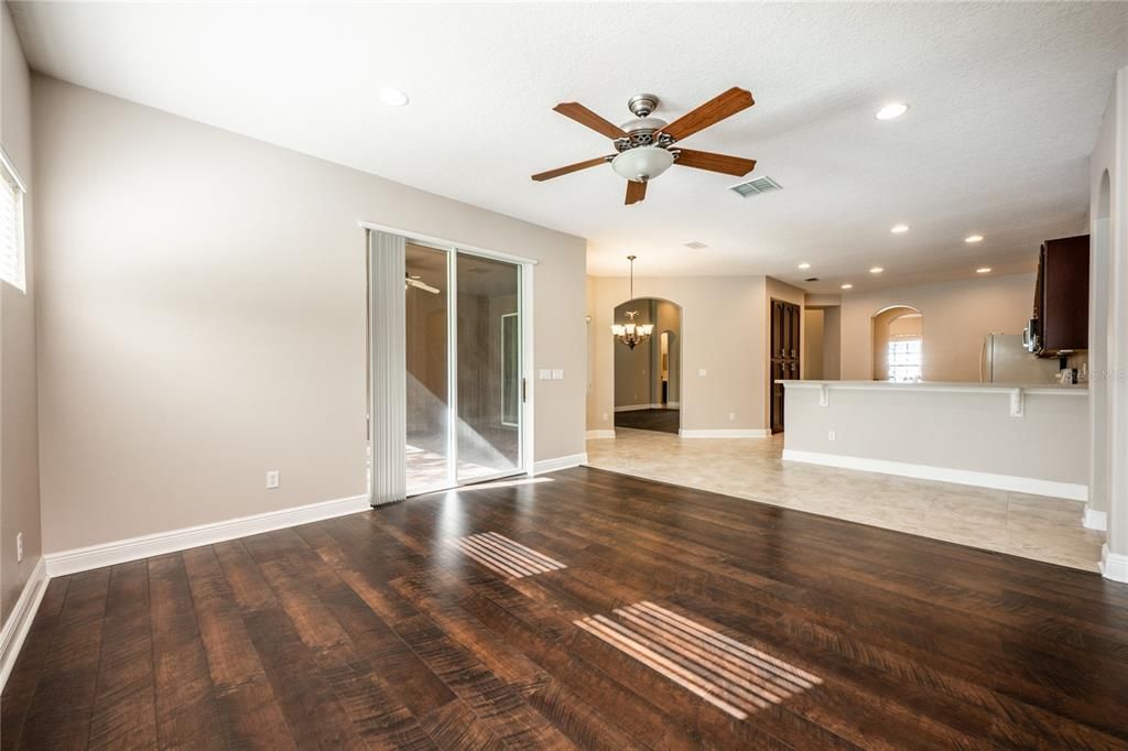 FAMILY ROOM/KITCHEN.