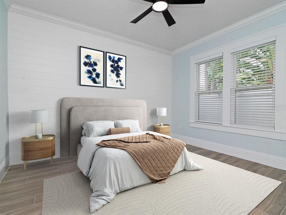 Virtually Staged front bedroom