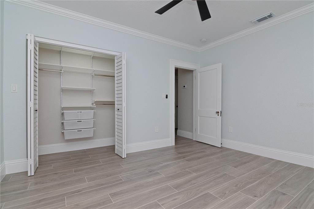 Front bedroom oversized closet