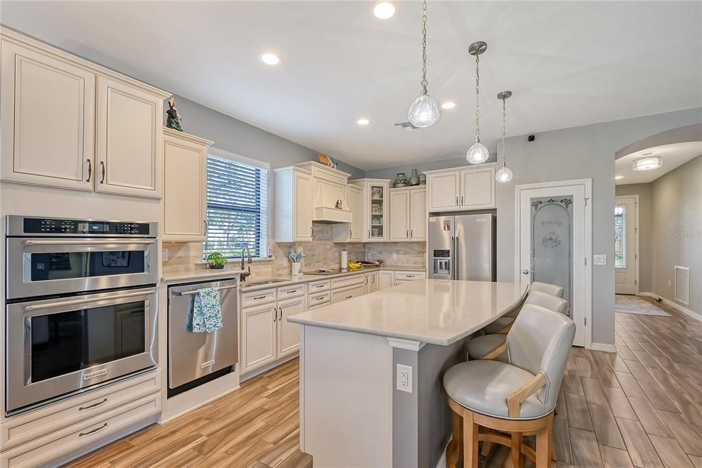 Kitchen with KitchenAid Built-in Appliances