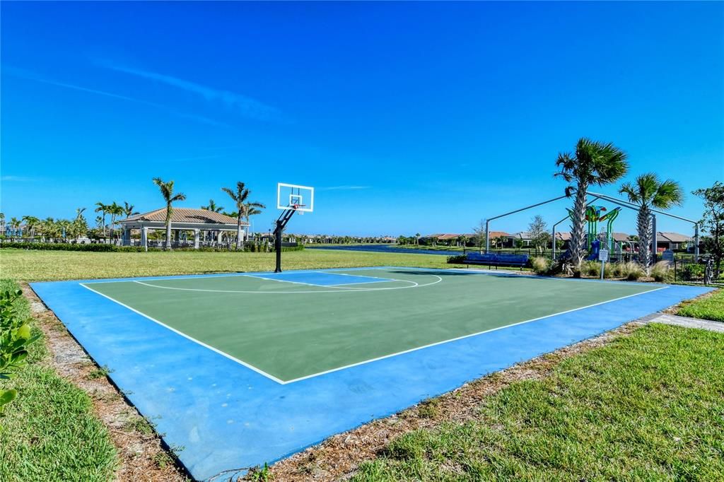 Clubhouse Basketball Court