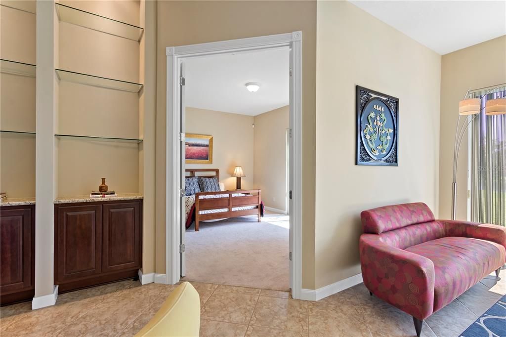 Family Room - View into Master Bedroom