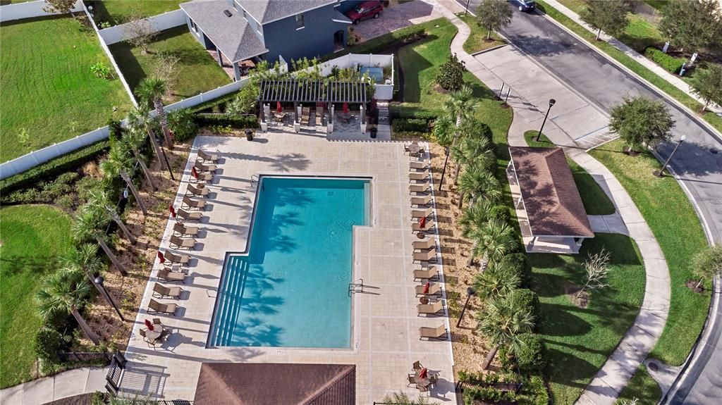 Aerial Community Pool