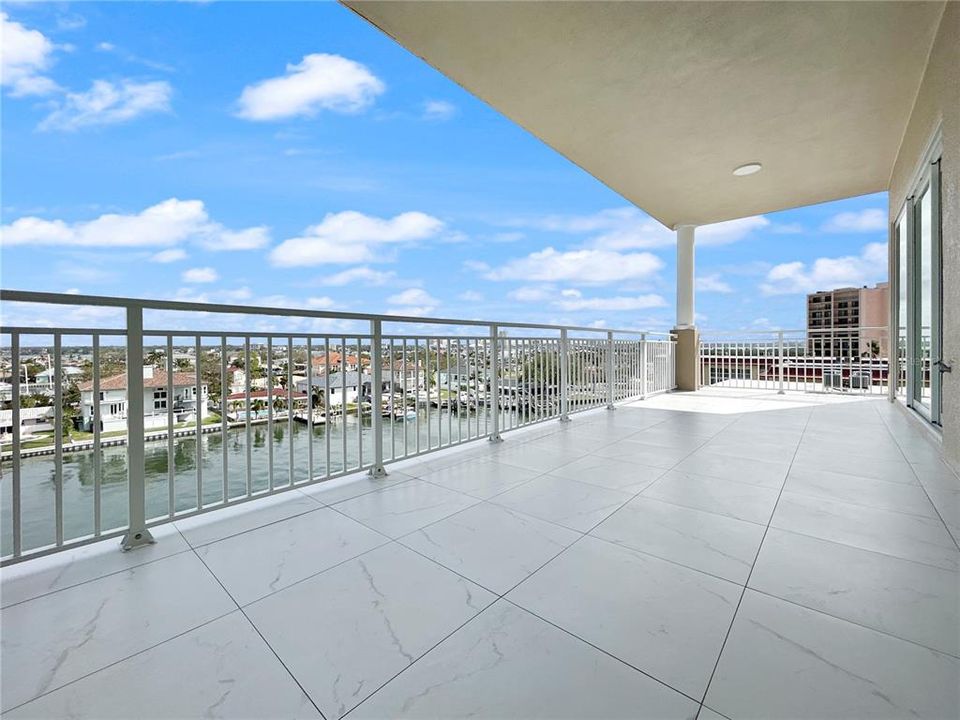 Long Balcony a long master bedroom and living room