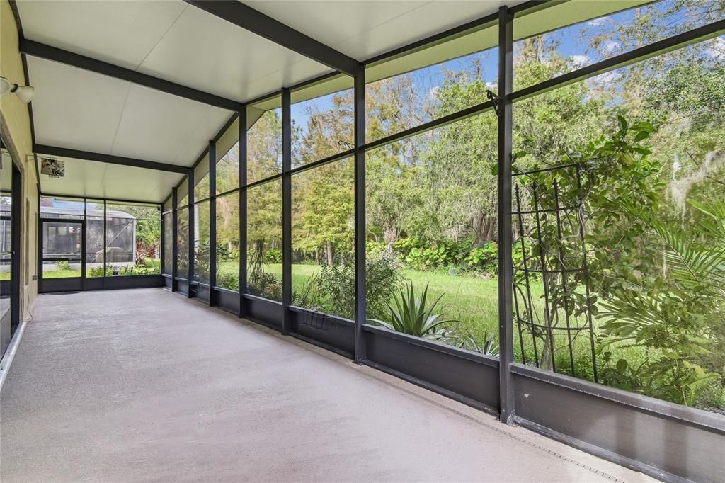 Aluminum Covered Lanai with Conservation View