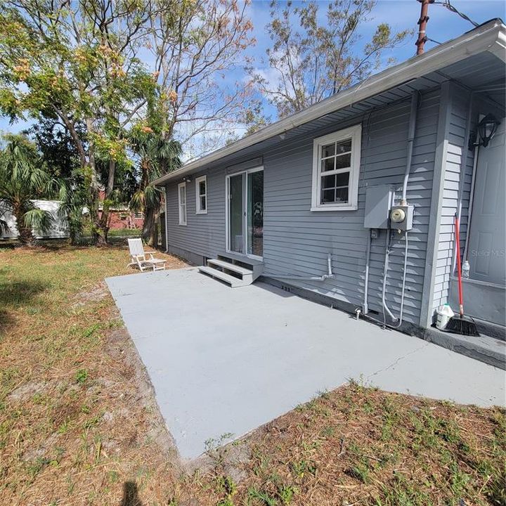 Large patio space