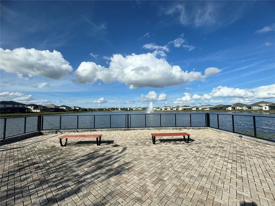 Community Lake and Fountain