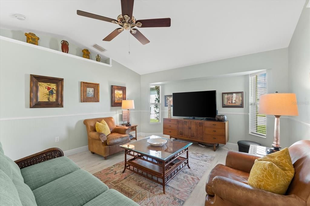 Warm and Inviting Family Room