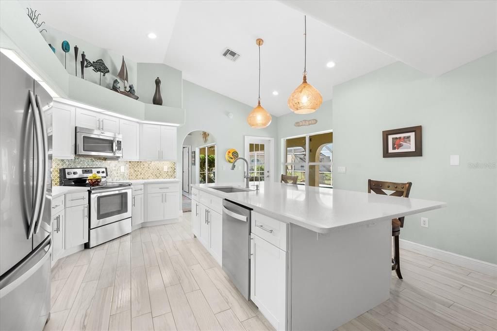 Modern Kitchen with Lanai Access