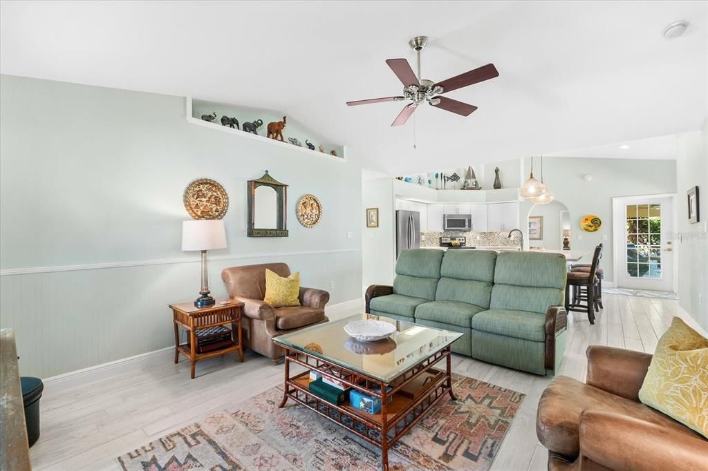 Warm and Inviting Family Room