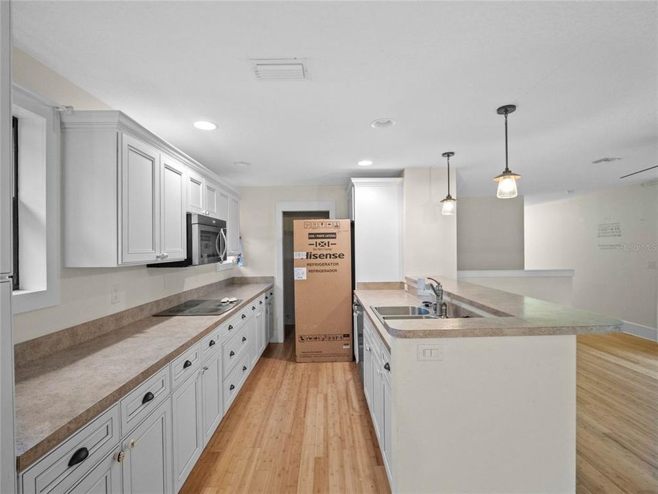 In-law suite full-kitchen with new refrigerator