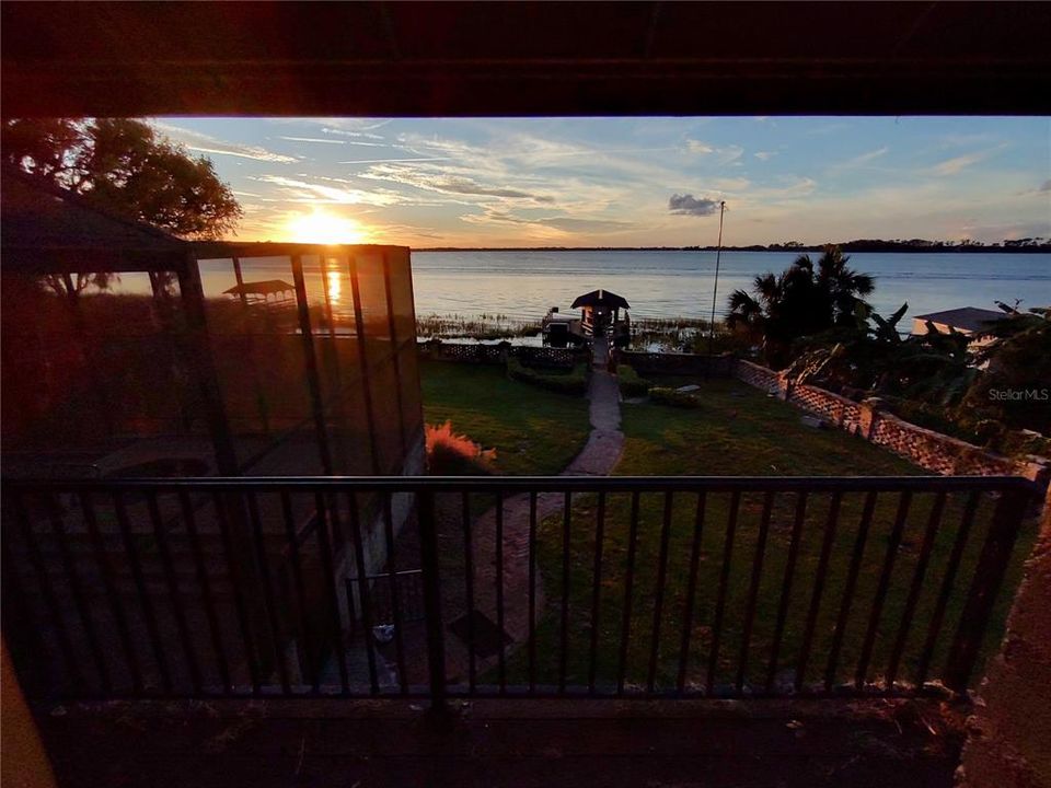 Sunset view from Primary Bedroom balcony