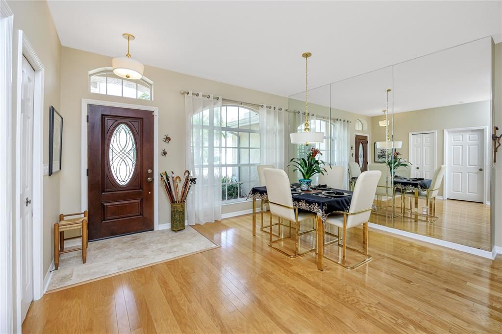 Dining room and foyer -4466 Worthington Ct, Palm Harbor, FL 34685