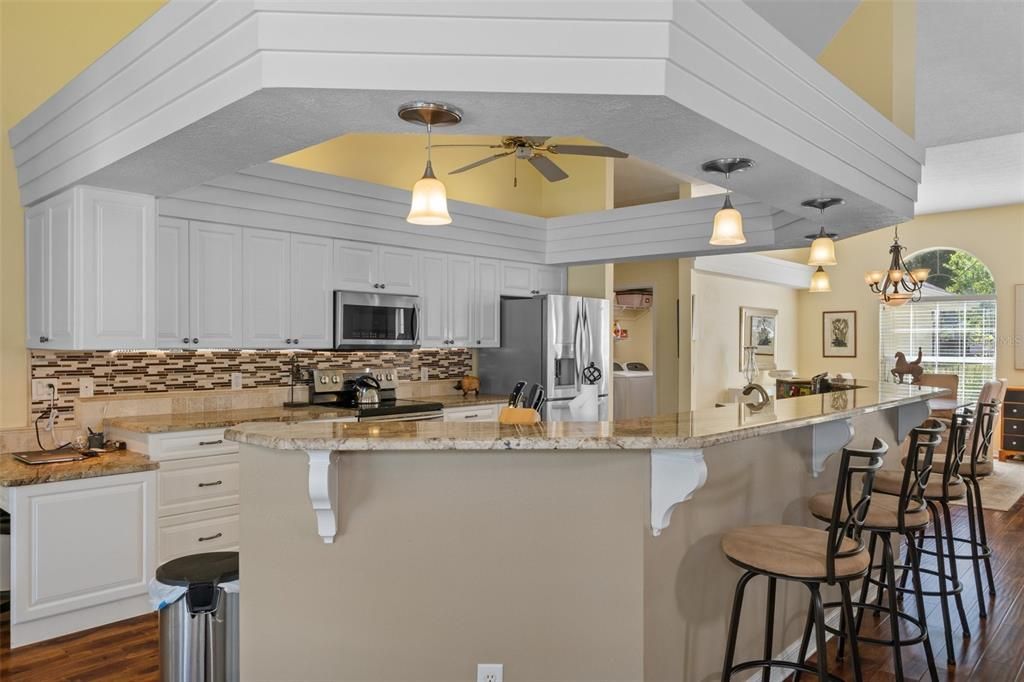 The chef in the family will enjoy making their favorite dishes in the remodeled kitchen.