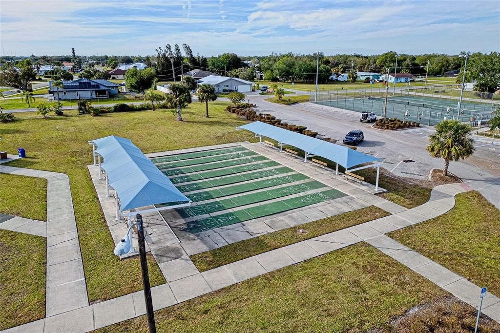 Harbour Heights Park community shuffleboard